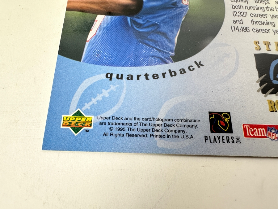 1995 Upper Deck NFL Football Cards [Photo 9]