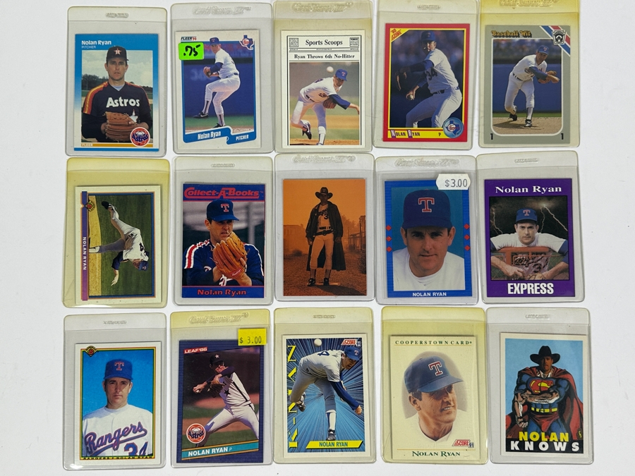 15 Nolan Ryan MLB Baseball Cards [Photo 2]