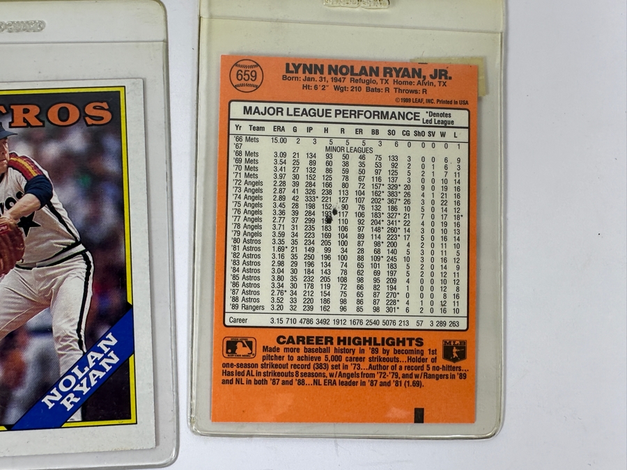 15 Nolan Ryan MLB Baseball Cards [Photo 12]