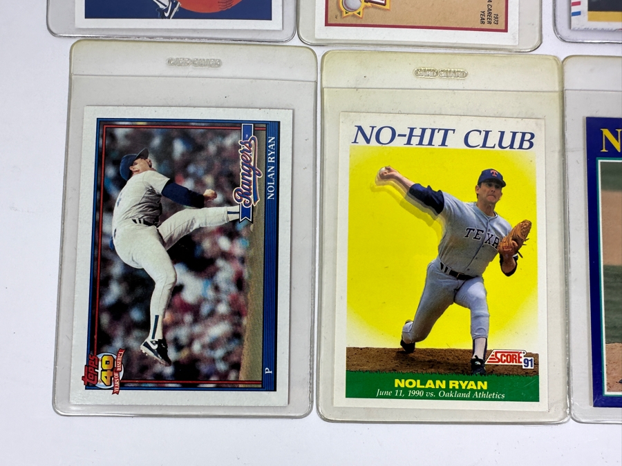 12 Nolan Ryan MLB Baseball Cards [Photo 8]