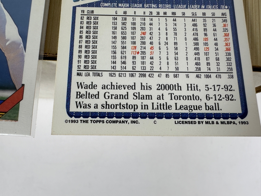 1993 Topps MLB Baseball Cards [Photo 4]