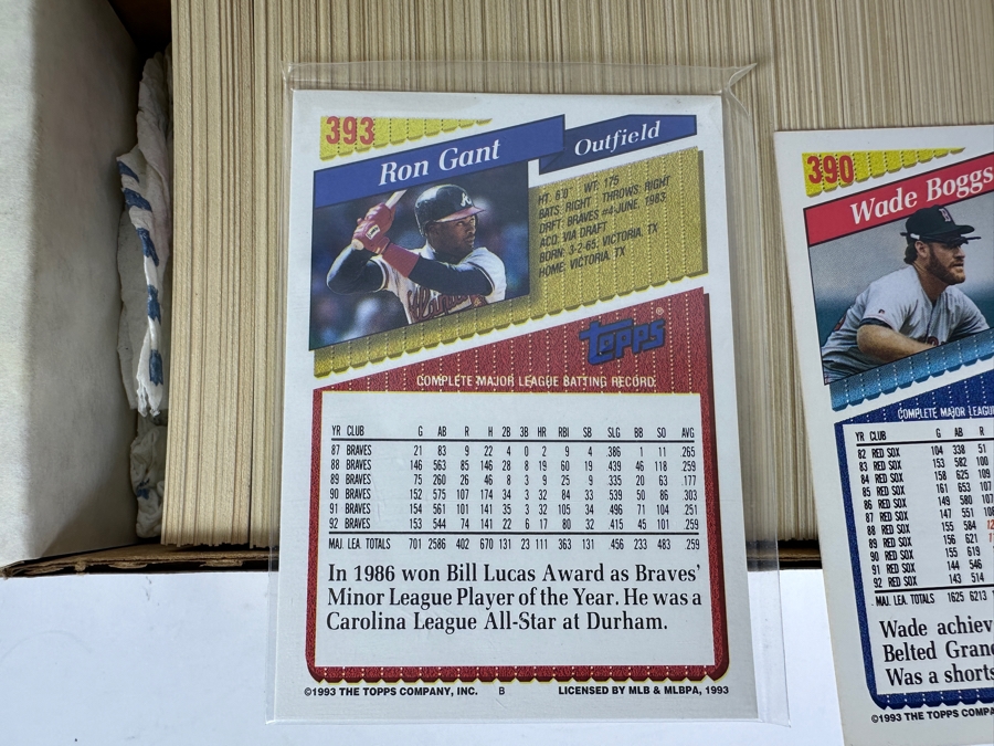 1993 Topps MLB Baseball Cards [Photo 6]