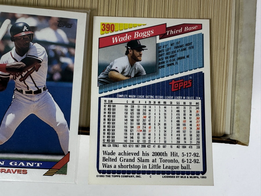 1993 Topps MLB Baseball Cards [Photo 3]