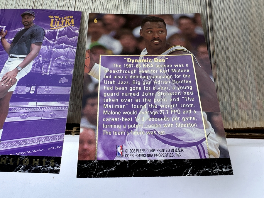 1993 Fleer Ultra NBA Basketball Cards [Photo 4]