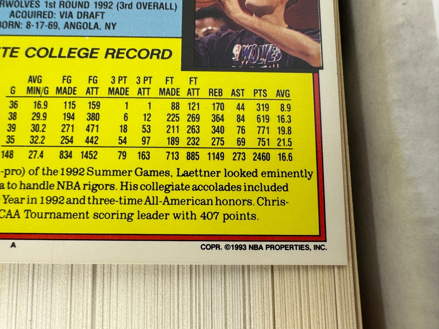 1993 Topps NBA Basketball Cards [Photo 4]