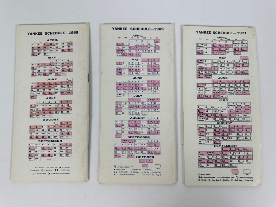 New York Yankees Press Guides For TV & Radio For 1968, 1969 & 1971 [Photo 6]