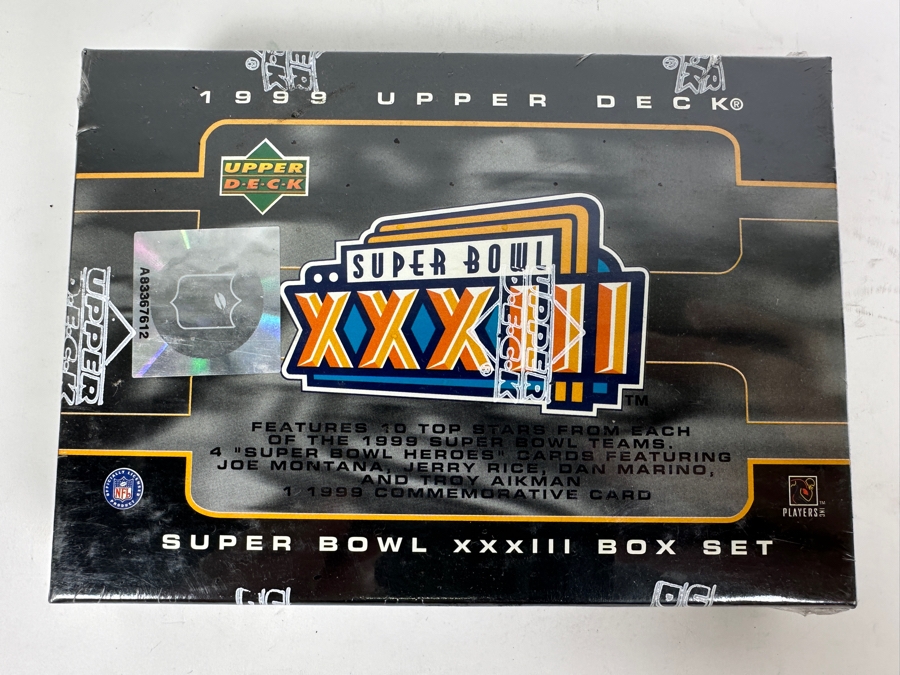 Factory Sealed 1999 Upper Deck Super Bowl XXXIII NFL Football Cards Box Set