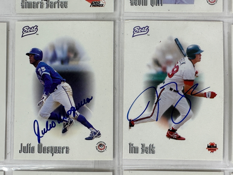 1996 Best Autographed Baseball Cards - 14 Autographed Cards [Photo 5]