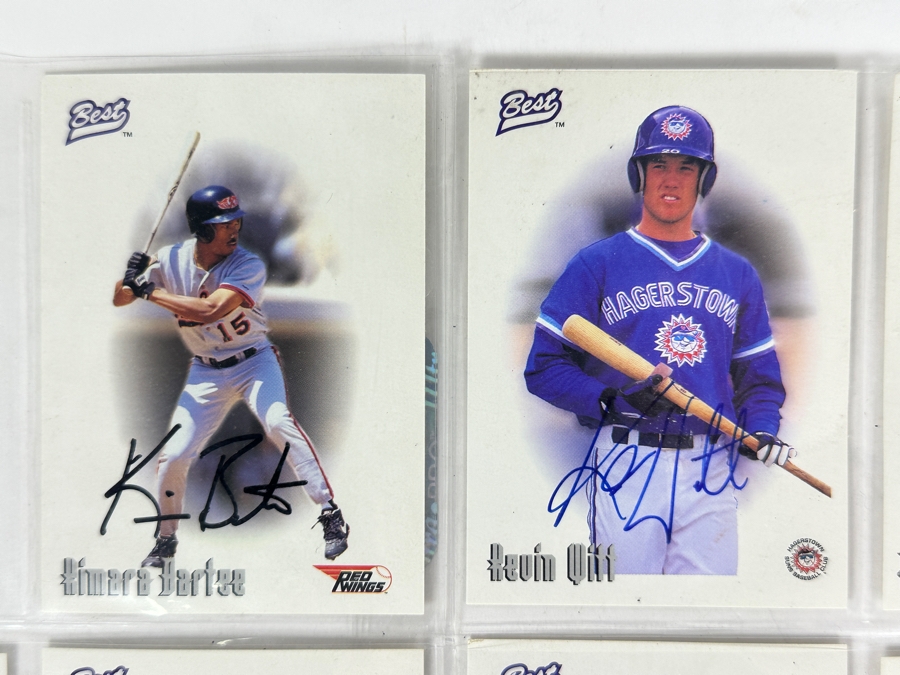 1996 Best Autographed Baseball Cards - 14 Autographed Cards [Photo 2]