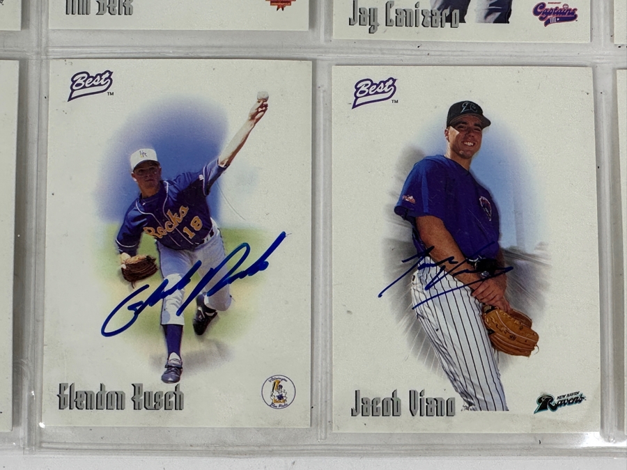1996 Best Autographed Baseball Cards - 14 Autographed Cards [Photo 8]