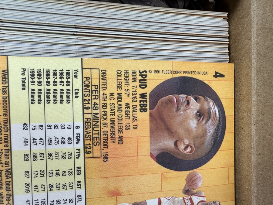 1991 Fleer NBA Basketball Cards [Photo 4]