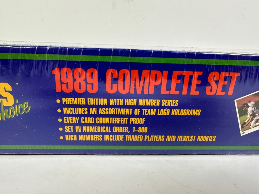Factory Sealed 1989 Premier Edition Complete Set MLB Baseball Cards [Photo 4]