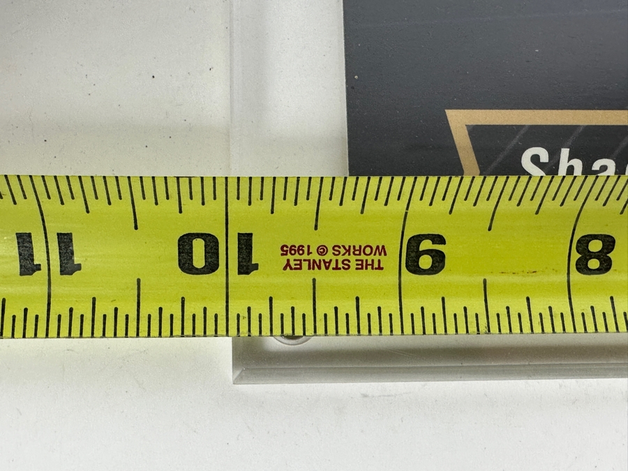 1992/93 Upper Deck Shaquille O'Neal Orlando Magic NBA Jumbo Limited Edition Card #1b In Acrylic Display Case Numbered 2,041 Of 5,000 10 X 12 [Photo 8]