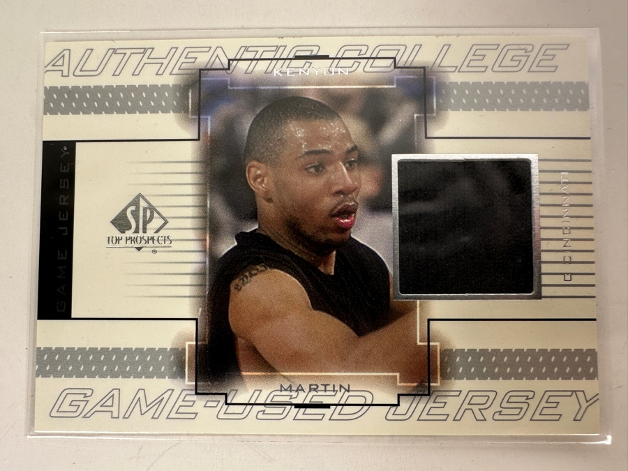 2000 Upper Deck SP Kenyon Martin Game-Used College Jersey [Photo 1]