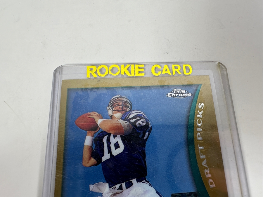 Topps Chrome 1998 Peyton Manning Rookie Card [Photo 5]