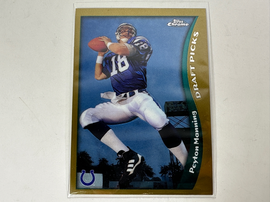 Topps Chrome 1998 Peyton Manning Rookie Card [Photo 2]