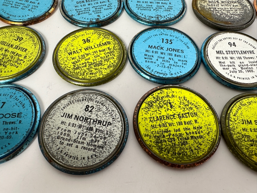 20 1971 Topps MLB Baseball Coins [Photo 15]