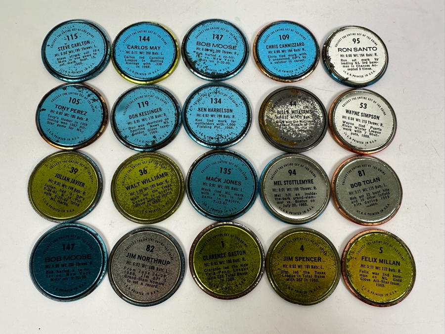 20 1971 Topps MLB Baseball Coins [Photo 11]