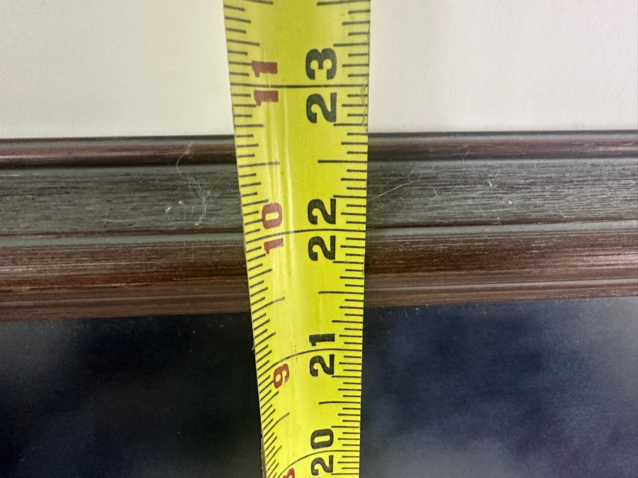 Vintage 1950s Ted Williams Autographed Boston Red Sox Pennant With B&W Ted Williams Photo & Stat Sheet Framed 35.5 X 22.5 (Client Witnessed Ted Sign Pennant As A Kid) [Photo 11]