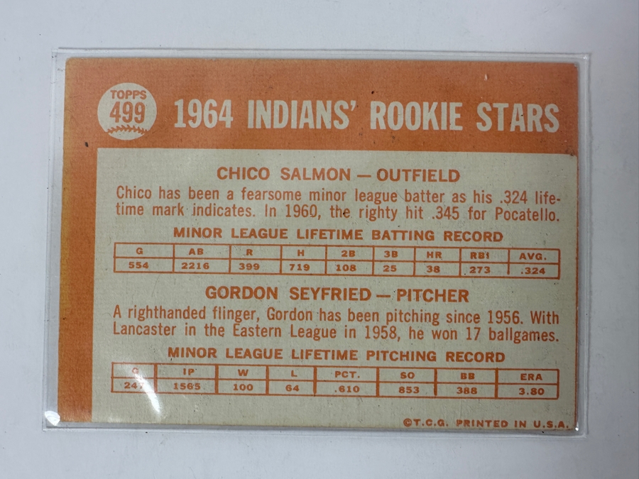 Topps 1964 Rookie Stars MLB Baseball Cards - 6 Cards [Photo 10]