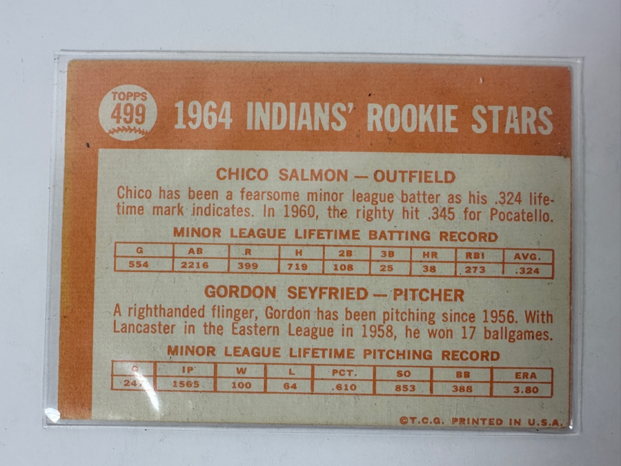 Topps 1964 Rookie Stars MLB Baseball Cards - 6 Cards [Photo 9]