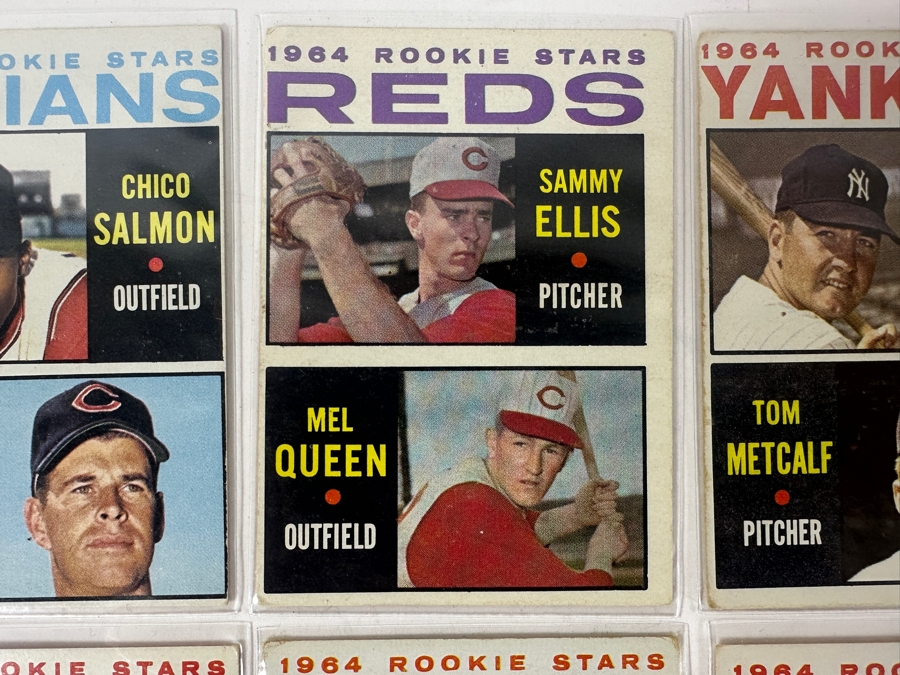 Topps 1964 Rookie Stars MLB Baseball Cards - 6 Cards [Photo 3]