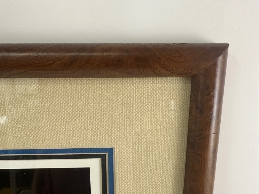 Autographed Ron Lewis Artwork Print Signed By Willie Mays, Mickey Mantle & Duke Snider Limited Edition Numbered 479 Of 500 [Photo 9]