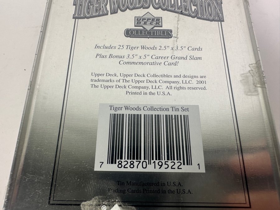 Factory Sealed Upper Deck Tiger Woods Collection Premiere Edition 25 Tiger Woods PGA Golf Cards [Photo 4]