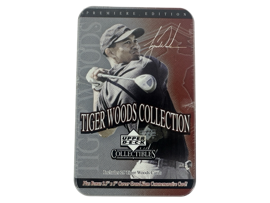Factory Sealed Upper Deck Tiger Woods Collection Premiere Edition 25 Tiger Woods PGA Golf Cards [Photo 1]