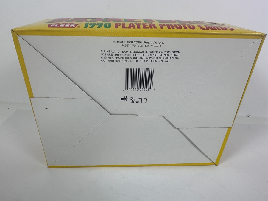 1990 Fleer Basketball Player Photo Cards 24 Packs In Box NBA Basketball Cards Fifth Anniversary Edition [Photo 6]