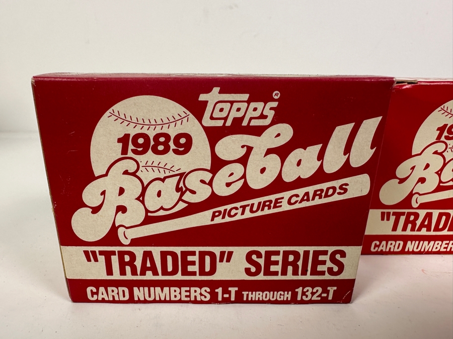 Just Added - Two 1989 Topps 'Traded' Series MLB Baseball Cards [Photo 3]