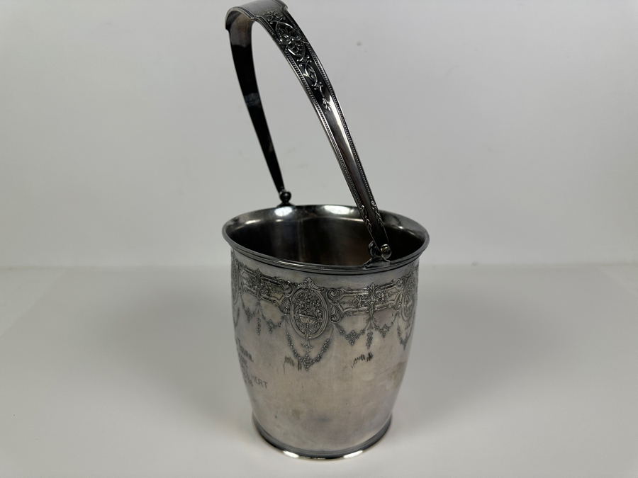 Just Added - Vintage 1928 O.B.A. (Oklahoma Bankers Association) Golf Tournament Silverplate Trophy Low Score Won By Kendall Hert Tulsa, OK [Photo 5]