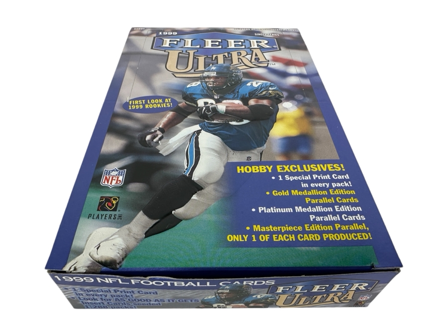 Just Added - 1999 Fleer Ultra NFL Football Cards - 24 Unopened Packs Each With 10 Cards [Photo 1]