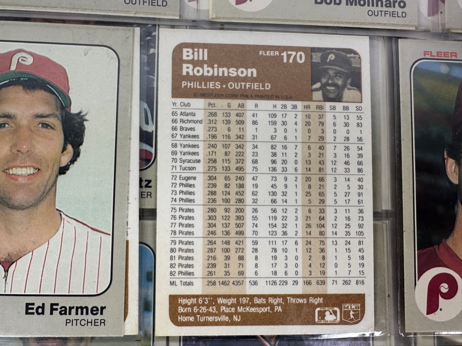 Just Added - 1983 Fleer MLB Baseball Cards - 15 Sheets [Photo 5]