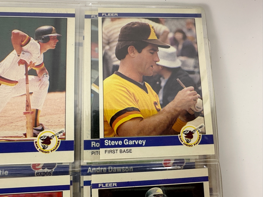 Just Added - 1984 Fleer MLB Baseball Cards - 61 Sheets [Photo 6]