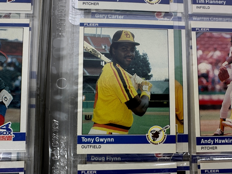 Just Added - 1984 Fleer MLB Baseball Cards - 61 Sheets [Photo 5]