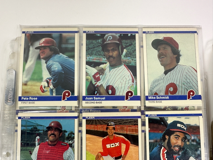 Just Added - 1984 Fleer MLB Baseball Cards - 61 Sheets [Photo 3]