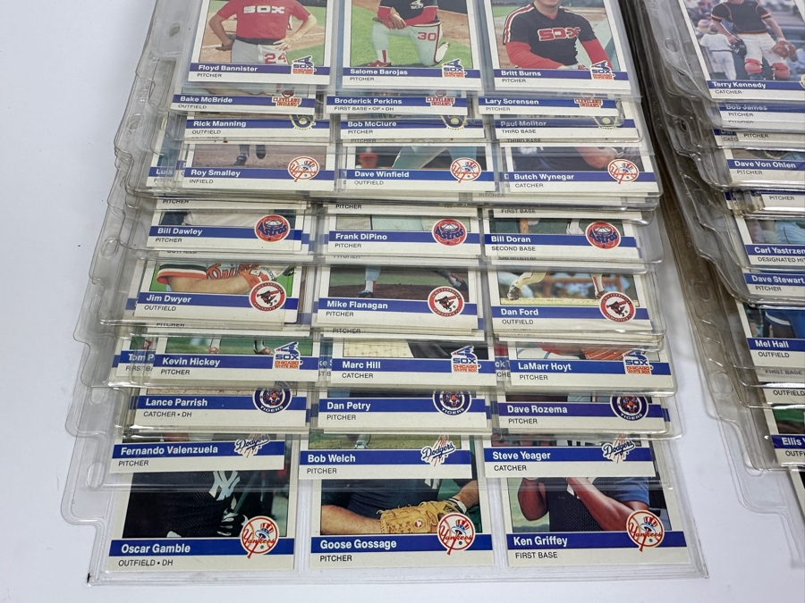 Just Added - 1984 Fleer MLB Baseball Cards - 61 Sheets [Photo 7]