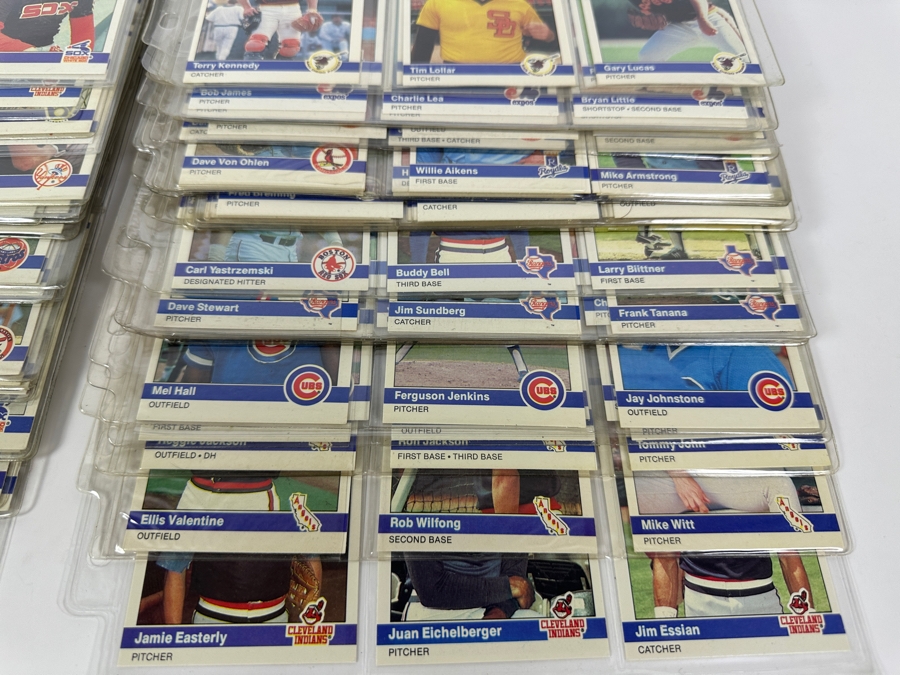 Just Added - 1984 Fleer MLB Baseball Cards - 61 Sheets [Photo 8]