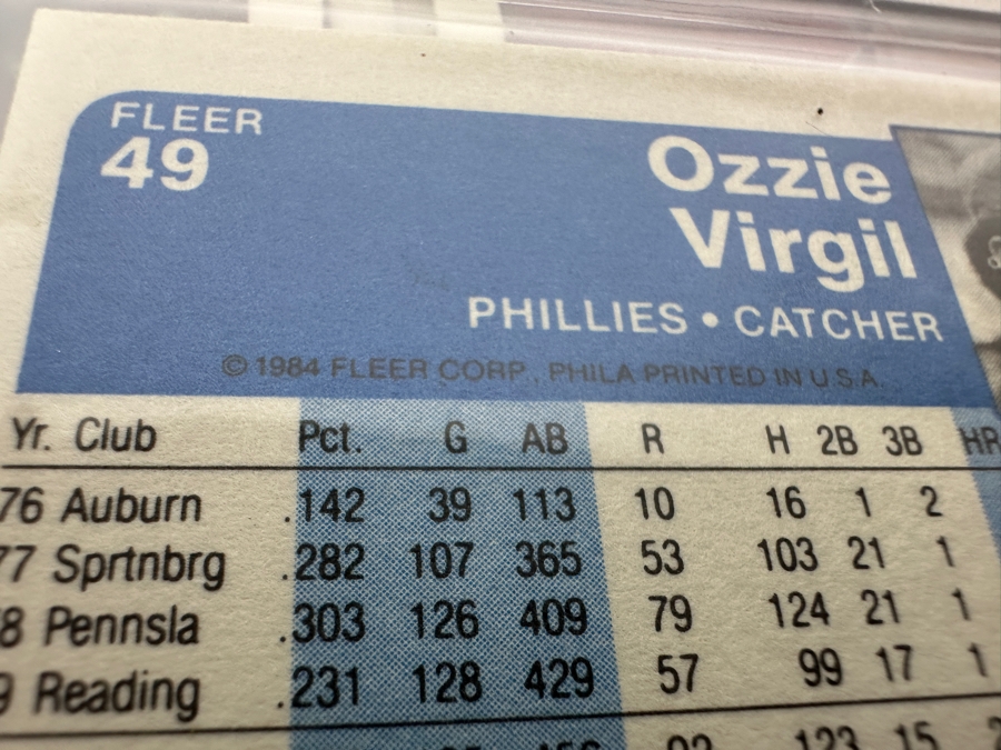 Just Added - 1984 Fleer MLB Baseball Cards - 61 Sheets [Photo 10]