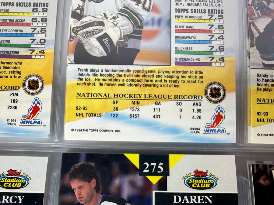Just Added - 1994 Topps Stadium Club NHL Hockey Cards - 54 Sheets [Photo 4]