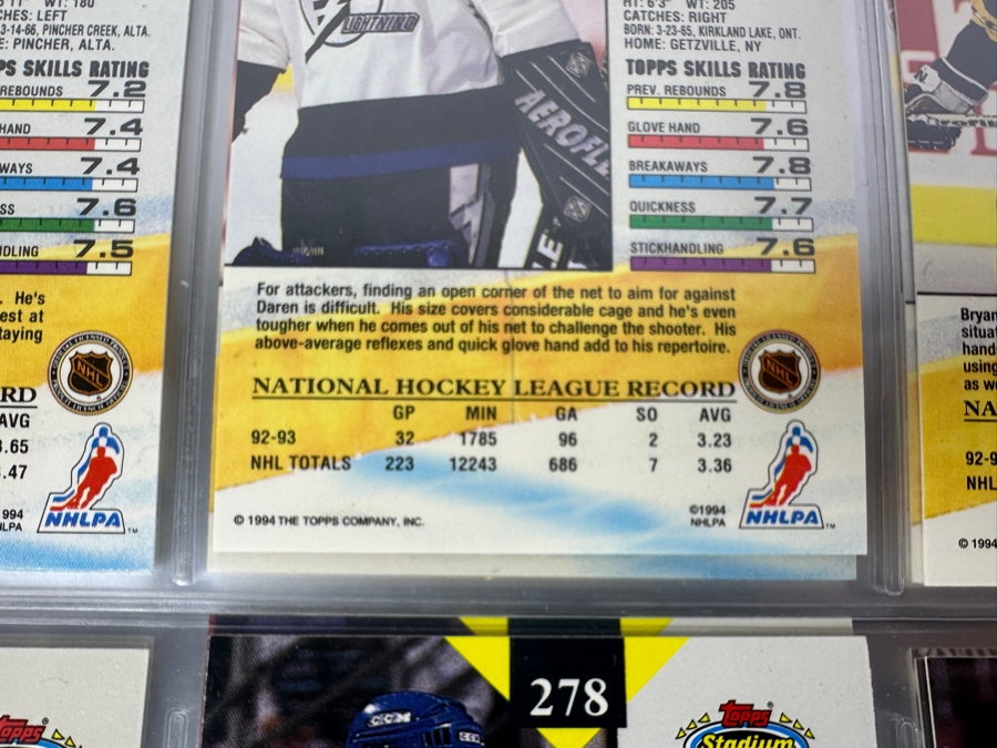 Just Added - 1994 Topps Stadium Club NHL Hockey Cards - 54 Sheets [Photo 5]