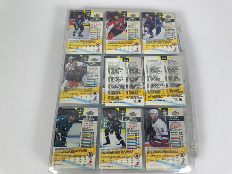 Just Added - 1994 Topps Stadium Club NHL Hockey Cards - 54 Sheets [Photo 6]