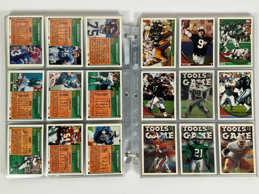 Just Added - 1994 Topps NFL Football Cards - 36 Sheets [Photo 1]
