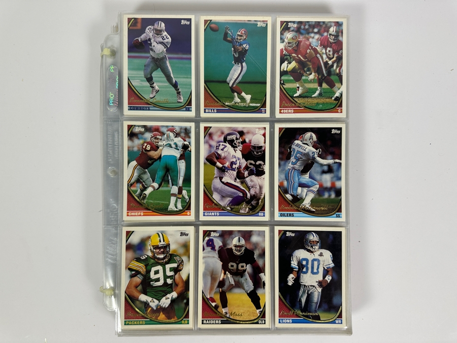 Just Added - 1994 Topps NFL Football Cards - 36 Sheets [Photo 2]