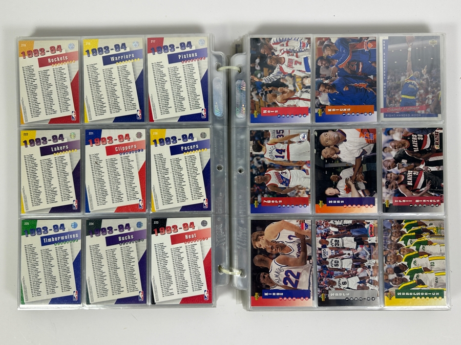 Just Added - 1993 Upper Deck NBA Basketball Cards - 56 Sheets [Photo 1]