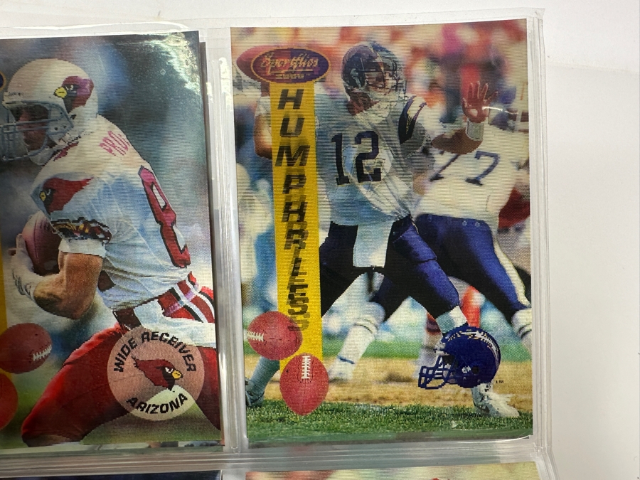Just Added - 1994 Pinnacle Sportflics NFL Football Cards - 21 Sheets [Photo 4]