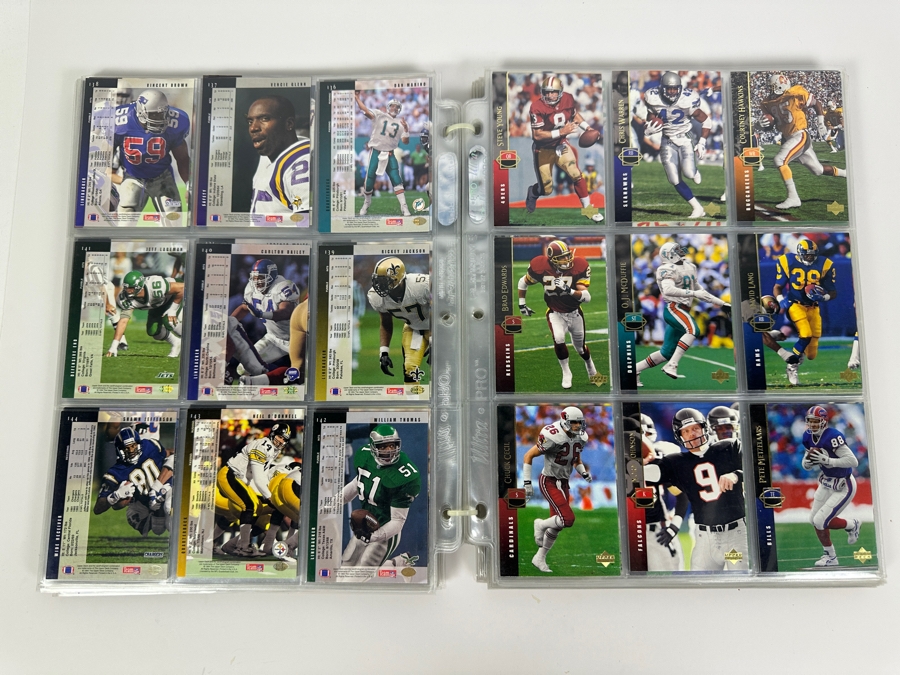 Just Added - 1994 Upper Deck NFL Football Cards - 37 Sheets