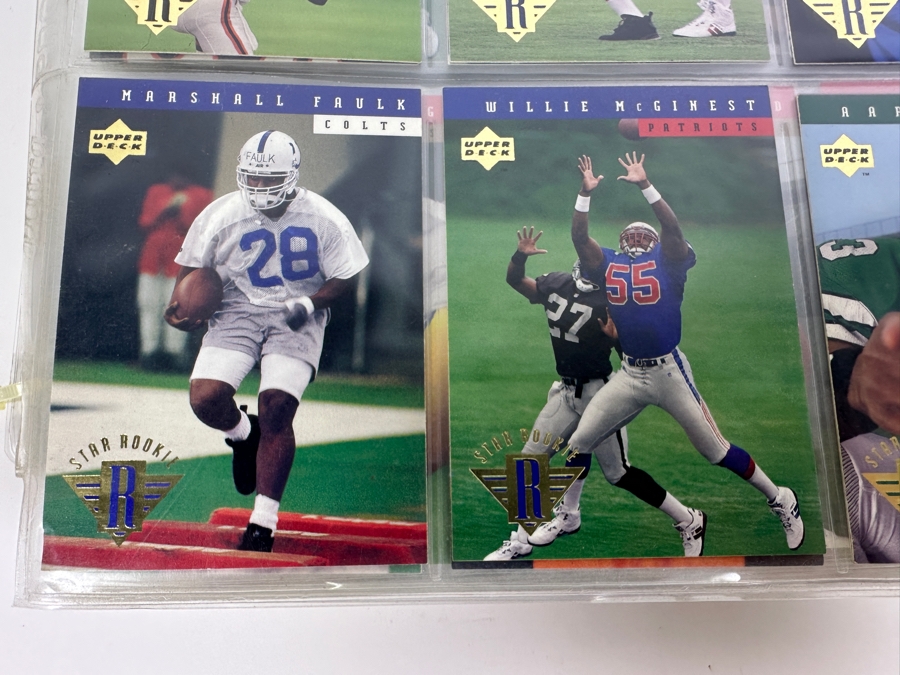 Just Added - 1994 Upper Deck NFL Football Cards - 37 Sheets [Photo 5]