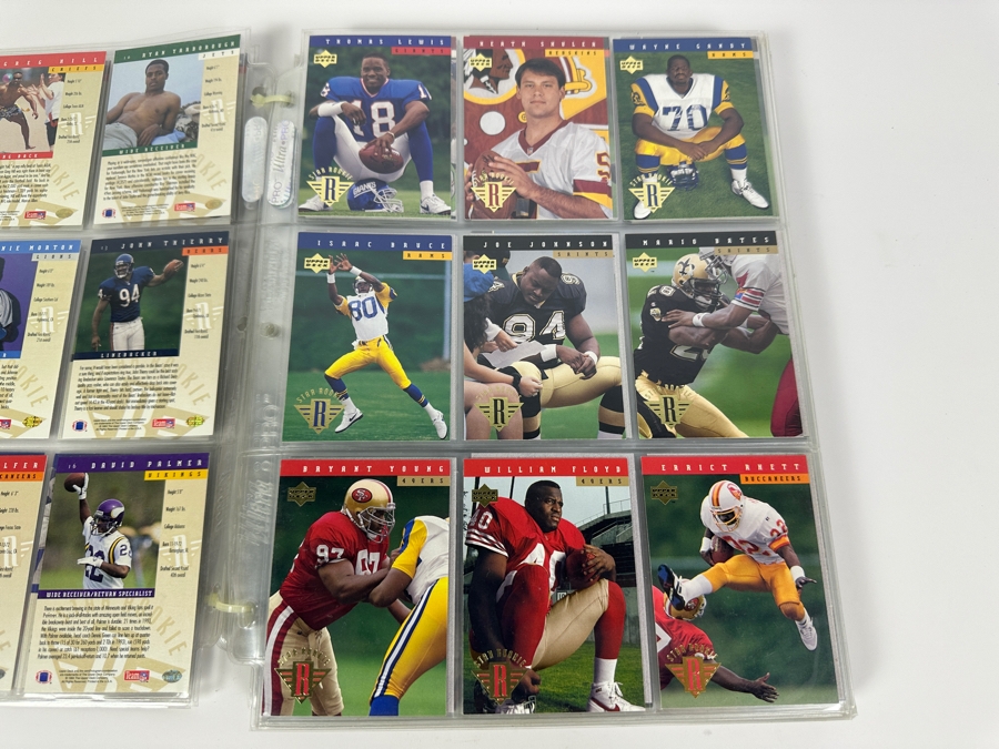 Just Added - 1994 Upper Deck NFL Football Cards - 37 Sheets [Photo 10]